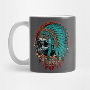 Indian Skull Head Mug